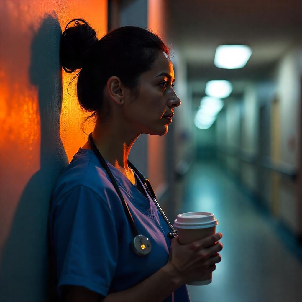 a nurse suffering through silent pendemic .
